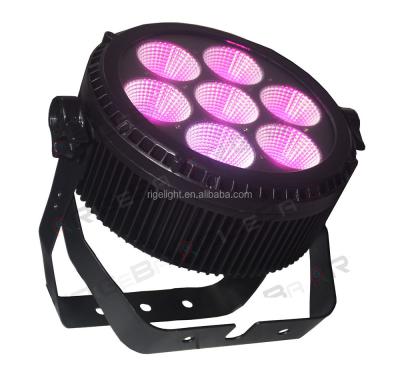 China Stage and High Power RGBWA 5 in1 Waterproof Build Cob Led Par 64 Color City Light for sale