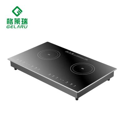 China Hotel New Design Built In Horizontal Burner Two Burner Electric Induction Cooker for sale