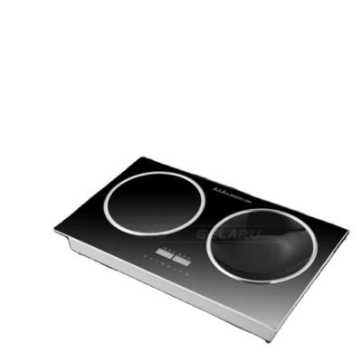 China OEM 4000W Induction Cooktop 4 Ring Outdoor Ultra Thin Ultra Thin Induction Hob Double dtop with Touch Control Slim BO for sale