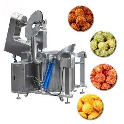 China Industrial Automatic Snacks Factory Popcorn Machine With Wheels for sale