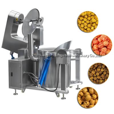 China Snack Factory CE Approved 100l Mushroom Popcorn Machine Manufacturer for sale