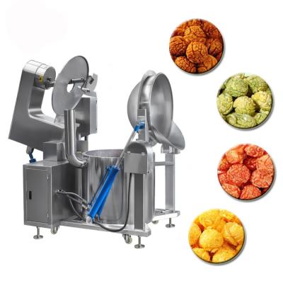 China Snack Factory CE Approved Automatic Gas Mushroom Popcorn Machine for sale