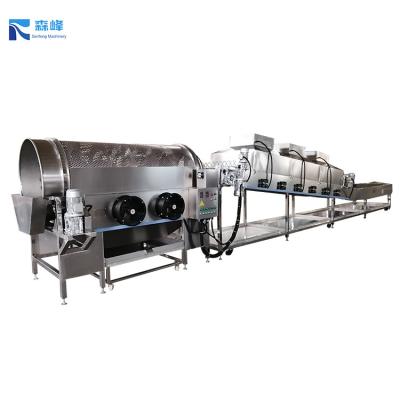 China CE Approved Super Capacity Commercial Automatic Snacks Mushroom Toffee Soft Gas Popcorn Machine Production Line For Sale for sale