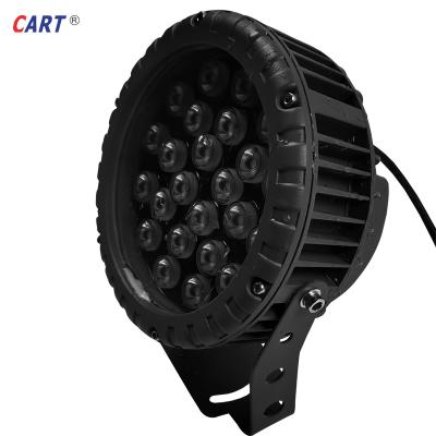 China Landscape China Factory Custom Die Casting 100w RGBW Led Flood Light Plastic Housing for sale