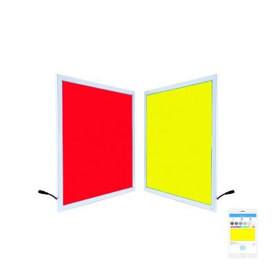 China EUROPEAN smart wifi control ceiling led panel light 600x600mm RGB multi color led light 36W led fit for sale