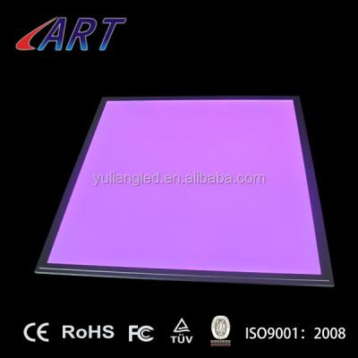 China Aluminum Alloy 600x600 RGB Led Panel Light Smart Colorful Led Panel Light Housing Wifi Control Led Ceiling Light Panel for sale