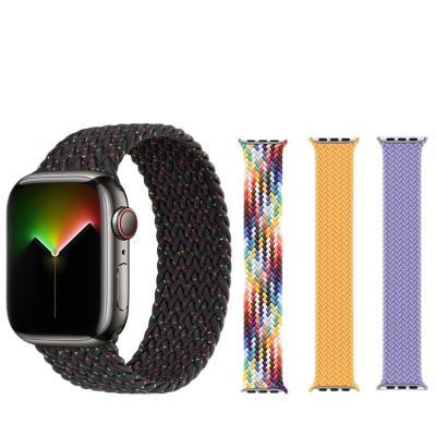 China Low MOQ Bands Silicone Armband Band Apple Watch Nylon Watch Band NATO Braided Plain Weave Nylon Tour Strap for sale