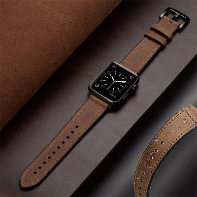 China Leather for apple logo watch apple watch ser 6 iphone watch apple for sale