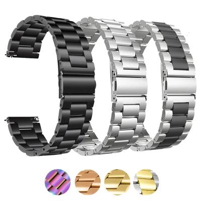 China Amazon Fashionable Wholesale Price Metal Watch Band 20mm 22mm Watches Stainless Steel Mechanical Smart Watch Band for sale