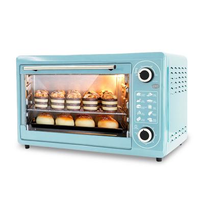 China Adjustable Temperature Kitchen Equipment Table Top Other Snacks Cake Bread Baking Tools Portable Electric Convection Oven for sale