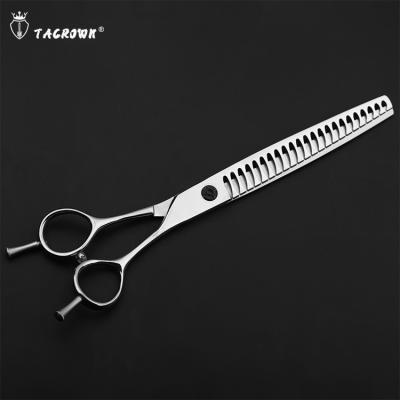 China Professional Stocked 8 Inch Chunker Scissors Pet Grooming Scissors for sale