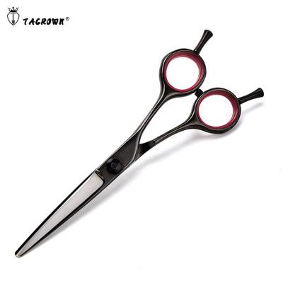 China Hair Scissors Set Professional Wholesale Japan 440c Black Hair Cutting Scissors for sale