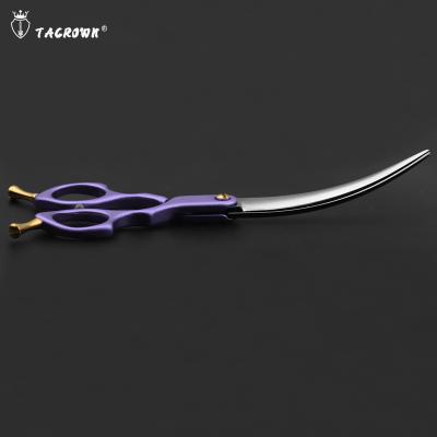 China Hot Selling Viable Pet Beauty Curve Scissors 40 Degree Scissors for sale