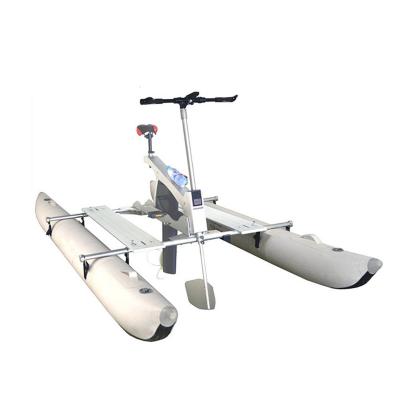 China Warter Sports 2022 New Hot Sale Portable Folding Long Pontoon Hydrofoil Shuttle Water Stable Inflatable Floating Bike for sale