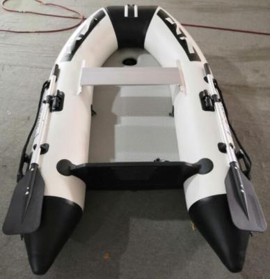 China Aluminum Floor Aluminum Inflatable 2.3m Boat With 0.9mm/1.2mm PVC Tube For Summer Fishing With CE Certificate for sale