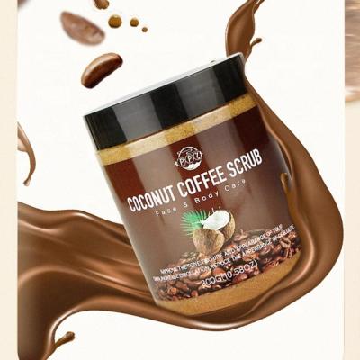 China Exfoliator Customized Private Label Bestselling Coconut Coffee Scrubs Body Scrubs With Deep Sea Salt Perfect Quality for sale