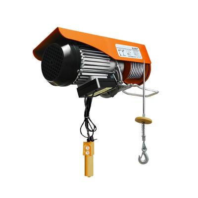 China Mini Easy Lifting Electric Wire Rope Hoist 220v pa200 pa400 pa800 micro mini hoist 100kg-1000kg for sale