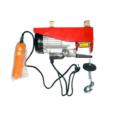 China Single Phase 230V PA300 220V Mini Electric Wire Rope Hoist Portable Mini Electric Hoist Winch Lifting Easy Operation for sale