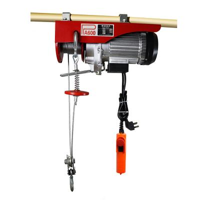 China Easy Operation Pa200 Pa300 Pa500 Mini Electric Hoist Pa 200 Small Electric Crane Hoist 110v Cordless Construction Hoist for sale