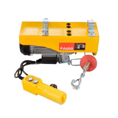 China Mini 1000 Kg Easy Operation PA300 Lift Motor Crane Electric Hoist Mini Portable Micro Wire Rope Hoist Pa500/1000 for sale