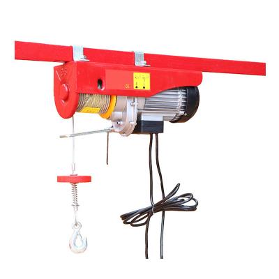 China Mini Hoist 500kg 600kg 800kg 1000 Electric Hoist Wire Rope Hoist Easy Operation Construction Mini Hoist for sale