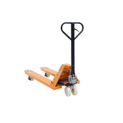 China Hydraulic Pallet Jack 2500kg 3000kg 5 Ton Manual Hand Pallet Truck Easy Operation Rubber Wheel Light Duty Hand Pallet Truck For Sale for sale