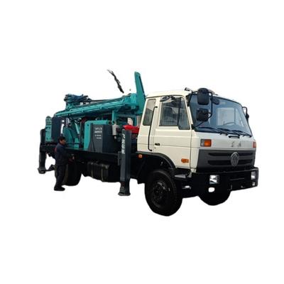 China Construction material shops selling 350m water well truck type high efficiency drilling rig in South Africa for sale