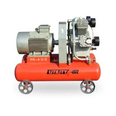 China Lubricated 35kw Piston Mining Air Compressor For Air-leg Rock Drilling Rig for sale