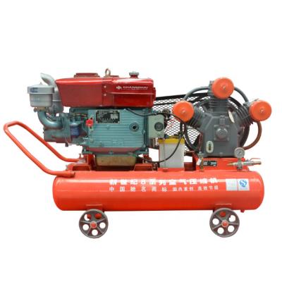 China W3.5/5 5Bar 3.5m3/min Diesel Piston Lubricated Portable 3-Cylinder Air Compressor For Mine for sale