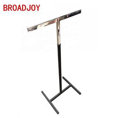 China Customized modern high grade steel clothing furniture retail store shelving decoration chain rack clothes display rack for sale