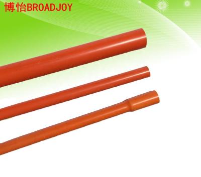 China Non-Conductive Plastic Electrical Wiring Tube Conduit Pipe With Belled End for sale