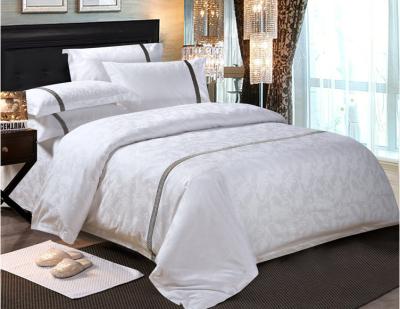 China Nondisposable Good Quality Hotel Bedding Satin Jacquard Hotel Duvet Cover Set for sale