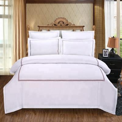 China Nondisposable Wholesale Embroidery Bedding Set Hotel Duvet Cover for sale