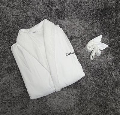 China Breathable Hotel Lined Microfiber Bathrobe for sale