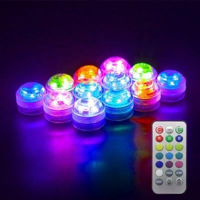 China Pool Power Submersible RGB LED Underwater Light For Pool Wedding Christmas Party for sale