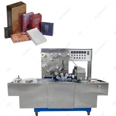 China Automatic Food Factory Price Poker / Playing Card / Perfume Box Cellophane Wrapping Machine for sale