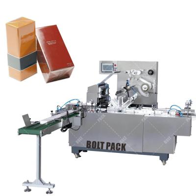 China Fully Automatic Food Small Box BOPP Film Cellophane Wrapping Machine for sale