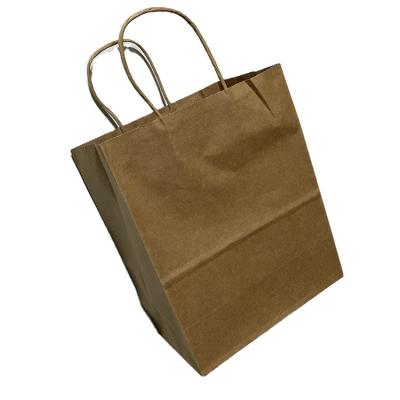 China Food Kraft Durable Paper Bags Economical Design Carry Bag Custom Paper Takeout Paper Bags For Food Catering for sale