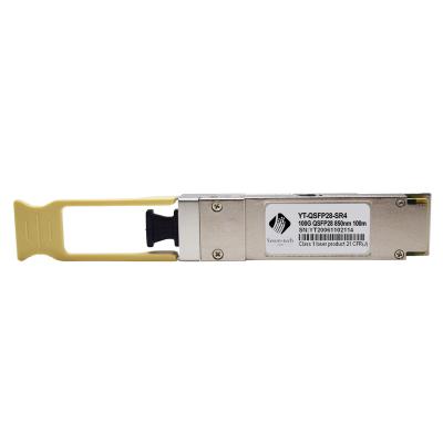 China Compatible FTTX HW QSFP-100G-SR4 100GBASE-SR4 QSFP28 850nm 100m sfp100g module for sale