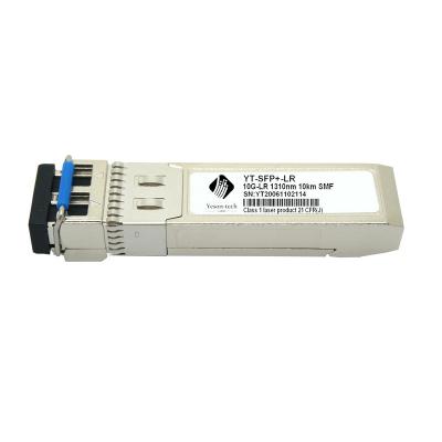 China Fttx SFP 10g WDM SFP-10G-LR LC Connector 1310nm 10km 10g SFP Transceiver Module for sale