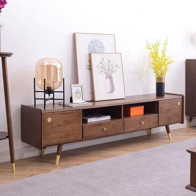 China Modern Factory Supply Morden Bedroom Living Room Drawers Storage Furniture Solid Wood Solid Wood TV Stand Cabinet for sale