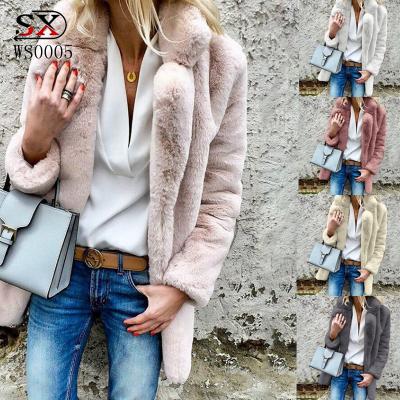 China Other Hot Sale Plus Sizes Coat Full Sleeve Chunky Fur Collar Women Short Jacket Winter Coats Fur Coat for sale