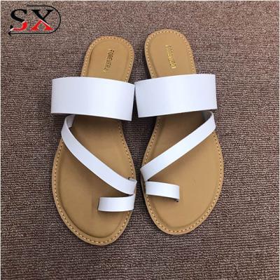 China New Wholesale Fashion Female Ladies Anti-odor Rhinestone Beach Sandals Flat Slippers For Women Summer for sale