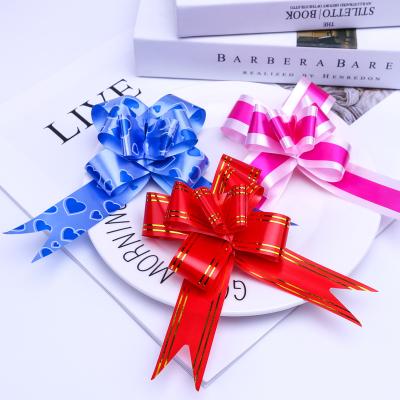 China Pull Floral Bow Wrapping Pull Ribbon Pull Bows For Wedding Baskets Multicolor Ribbon Bow Wraps Box Or Floral Decoration for sale