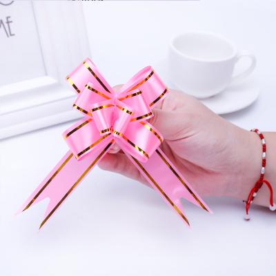 China Floral Organza Pull String Bows Wrap Ribbon For Wedding Party Baskets Multicolor Ribbon Bow Wraps Box Or Floral Decoration for sale