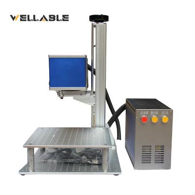 China 30W Air Cooled Fiber Laser Non Marking Machine CO2 Laser Machines Metal Code Marking Machine for sale