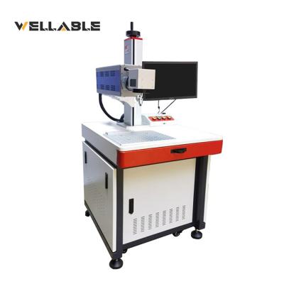 China Wellable Factory Direct Sale Desktop CO2 RF Laser Metal Machine CO2 Laser Marking Automated Loading Locating Machine Non For PET Bottles for sale