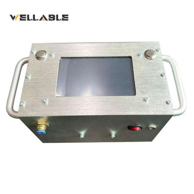 China Airplane Wellable Dot Peen Marking Machine Pneumatic Metal Computer Integrated for sale