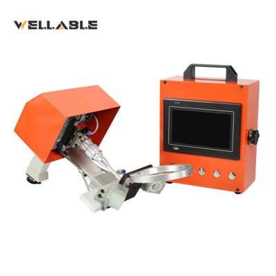 China Wellable Hot Sale Unique Design Portable Metal Marking Point Breakdown Pneumatic Marking Machine For Gas Cylinder for sale