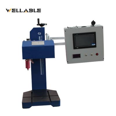 China 80x30mm Wellable New Design Desktop Electric Dot Peen Marking Machine For Rotary Nameplate for sale